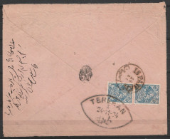 Iran - L. Affr. 2x12ch Càd ISPAHAN /16/11 & TEHERAN /24-11-1904 (voir Scans) - Irán