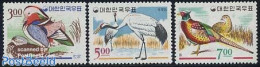 Korea, South 1966 Birds 3v, Mint NH, Nature - Birds - Ducks - Poultry - Corée Du Sud