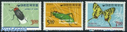 Korea, South 1966 Insects 3v, Mint NH, Nature - Butterflies - Insects - Korea (Süd-)