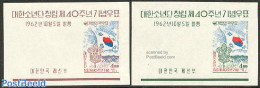 Korea, South 1962 Scouting 2 S/s, Mint NH, History - Sport - Flags - Scouting - Corea Del Sur