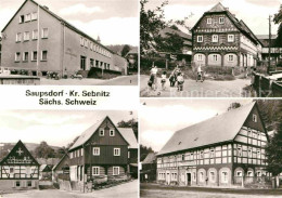 72638391 Saupsdorf Einkaufszentrum Umgebindehaus Konsum Gaststaette Raeumichtmue - Kirnitzschtal