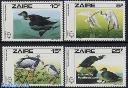 Congo Dem. Republic, (zaire) 1985 J.J. Audubon 4v, Mint NH, Nature - Birds - Ducks - Andere & Zonder Classificatie