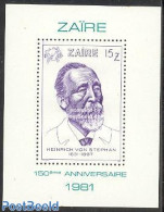 Congo Dem. Republic, (zaire) 1981 H. V. Stephan S/s, Mint NH, History - Germans - U.P.U. - U.P.U.