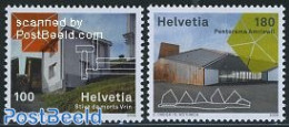 Switzerland 2009 Architecture 2v, Mint NH, Art - Architecture - Modern Architecture - Nuovi