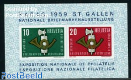 Switzerland 1959 NABAG Stamp Exposition S/s, Mint NH, Philately - Ongebruikt