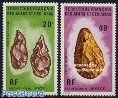 Afars And Issas 1973 Archaeology 2v, Mint NH, History - Archaeology - Unused Stamps
