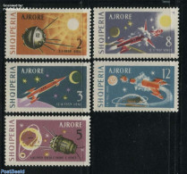 Albania 1963 Space Program 5v, Mint NH, Transport - Space Exploration - Albanien