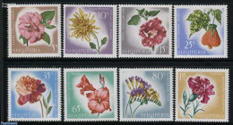 Albania 1967 Flowers 8v, Mint NH, Nature - Flowers & Plants - Albanie