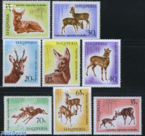 Albania 1967 Animals 8v, Mint NH, Nature - Animals (others & Mixed) - Deer - Albanien