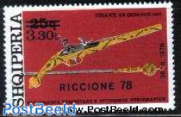 Albania 1978 Riccione Fair 1v, Mint NH, Various - Philately - Weapons - Unclassified