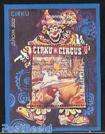 Albania 2002 Europa, Circus S/s, Mint NH, History - Nature - Performance Art - Europa (cept) - Horses - Circus - Art -.. - Zirkus