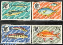 Ascension 1970 Fish (III) 4v, Mint NH, Nature - Fish - Fische