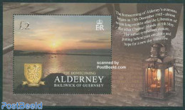 Alderney 2005 The Homecoming S/s, Mint NH, History - Transport - Coat Of Arms - World War II - Ships And Boats - 2. Weltkrieg