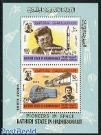 Aden 1967 KSiH, Kennedy, Space S/s, Mint NH, History - Transport - American Presidents - Aircraft & Aviation - Space E.. - Aerei