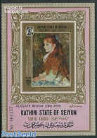 Aden 1967 Seiyun, Renoir Painting S/s Imperforated, Mint NH, Art - Modern Art (1850-present) - Paintings - Otros & Sin Clasificación