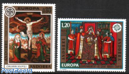 Andorra, French Post 1975 Europa CEPT 2v, Mint NH, History - Religion - Europa (cept) - History - Religion - Art - Pai.. - Unused Stamps