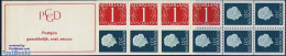 Netherlands 1969 4x1,8x12c Booklet, Normal Paper, Text: Postgiro, G, Mint NH, Stamp Booklets - Ongebruikt
