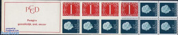 Netherlands 1969 4x1,8x12c Booklet, Phosphor, Text: Postgiro, Gemak, Mint NH, Stamp Booklets - Unused Stamps