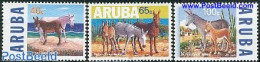 Aruba 1999 Mules 3v, Mint NH, Nature - Animals (others & Mixed) - Andere & Zonder Classificatie