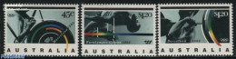 Australia 1992 Olympic Games 3v, Mint NH, Sport - Athletics - Cycling - Olympic Games - Weightlifting - Neufs