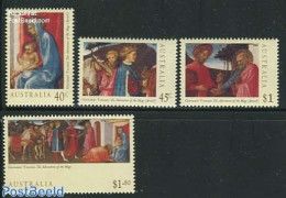 Australia 1994 Christmas 4v, Mint NH, Religion - Christmas - Art - Paintings - Ongebruikt