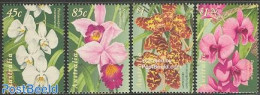 Australia 1998 Orchids 4v, Mint NH, Nature - Various - Flowers & Plants - Orchids - Joint Issues - Nuevos