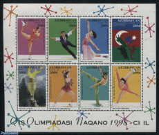 Azerbaijan 1998 Olympic Winter Games Nagano 8v M/s, Mint NH, Sport - Olympic Winter Games - Skating - Andere & Zonder Classificatie