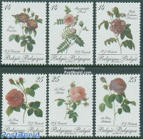 Belgium 1990 Roses 6v (from S/s), Mint NH, Nature - Flowers & Plants - Roses - Ongebruikt