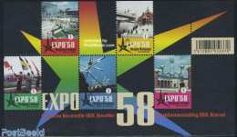 Belgium 2008 Expo 1958 S/s, Mint NH, Various - World Expositions - Art - Modern Architecture - Nuevos
