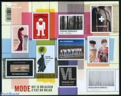 Belgium 2010 Fashion 10v M/s, Mint NH, Art - Fashion - Unused Stamps
