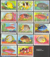 Cocos Islands 1979 Definitives, Fish 14v, Mint NH, Nature - Fish - Poissons