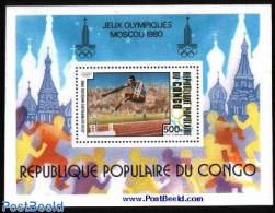 Congo Republic 1980 Olympic Games Moscow S/s, Mint NH, Sport - Athletics - Olympic Games - Atletica