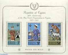 Cyprus 1963 50 Years National Scouting S/s, Mint NH, Sport - Scouting - Nuevos