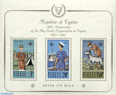 Cyprus 1963 50 Years National Scouting S/s, Mint NH, Sport - Scouting - Unused Stamps