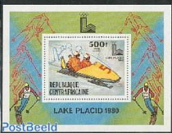 Central Africa 1979 Olympic Winter Games S/s, Mint NH, Sport - (Bob) Sleigh Sports - Olympic Winter Games - Invierno