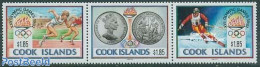 Cook Islands 1990 Olympic Games Barcelona, Albertville 3v [::], Mint NH, Sport - Various - Athletics - Olympic Games -.. - Atletica