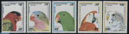 Cambodia 1995 Parrots 5v, Mint NH, Nature - Birds - Parrots - Cambodja