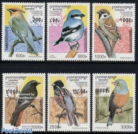 Cambodia 1997 Express Mail, Birds 6v, Mint NH, Nature - Birds - Camboya