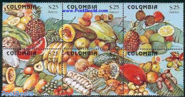 Colombia 1981 Fruits 6v [++], Mint NH, Nature - Fruit - Fruits