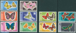Congo (Kinshasa) 1971 Butterflies 10v, Mint NH, Nature - Butterflies - Andere & Zonder Classificatie