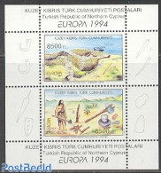 Turkish Cyprus 1994 Europa, Discoveries S/s, Mint NH, History - Nature - Archaeology - Europa (cept) - Prehistory - Archeologia