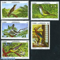 Cuba 1978 Birds 5v, Mint NH, Nature - Birds - Parrots - Unused Stamps