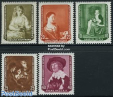 Germany, DDR 1959 Paintings 5v, Mint NH, History - Nature - Netherlands & Dutch - Cats - Art - Paintings - Rubens - Unused Stamps