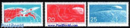 Germany, DDR 1961 Space Flight 3v, Mint NH, Transport - Space Exploration - Unused Stamps