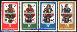 Germany, DDR 1967 Playing Cards 4v, Mint NH, Sport - Playing Cards - Unused Stamps