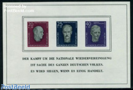 Germany, DDR 1958 Buchenwald Memorial S/s, Mint NH, History - World War II - Sonstige & Ohne Zuordnung