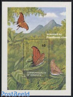 Dominica 1982 Butterflies S/s, Mint NH, Nature - Butterflies - Dominikanische Rep.