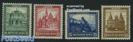 Germany, Empire 1931 Emergency Aid 4v, Unused (hinged), Art - Castles & Fortifications - Nuevos
