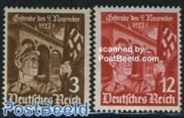 Germany, Empire 1935 Hitlerputsch 2v, Mint NH - Unused Stamps