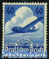 Germany, Empire 1936 10 Years Lufthansa 1v, Mint NH, Transport - Aircraft & Aviation - Neufs